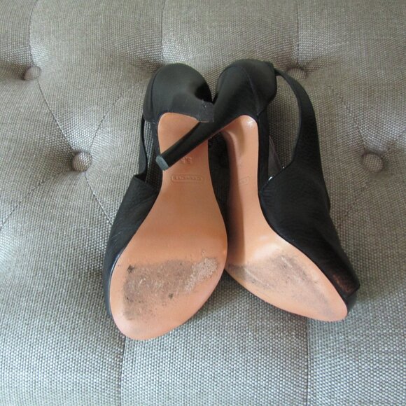Coach Open Toe Stiletto 5.5B - Picture 8 of 8
